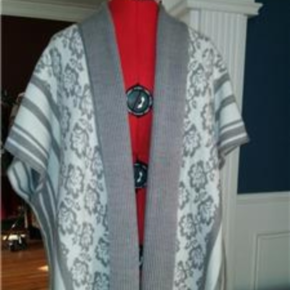 Ann Taylor Sweaters - Shawl Front Sweater Vest Ann Taylor Plus Size OS
